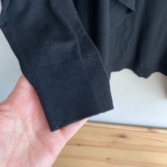 Vince Lightweight Merino Wool Blend Waterfall Cardigan S - Picture 3 of 6